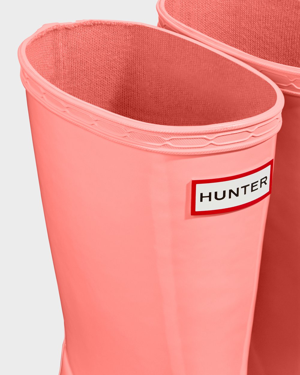 Kids Hunter Original First Classic Gloss | Rain Boots Pink | NZ-35791-IOQD